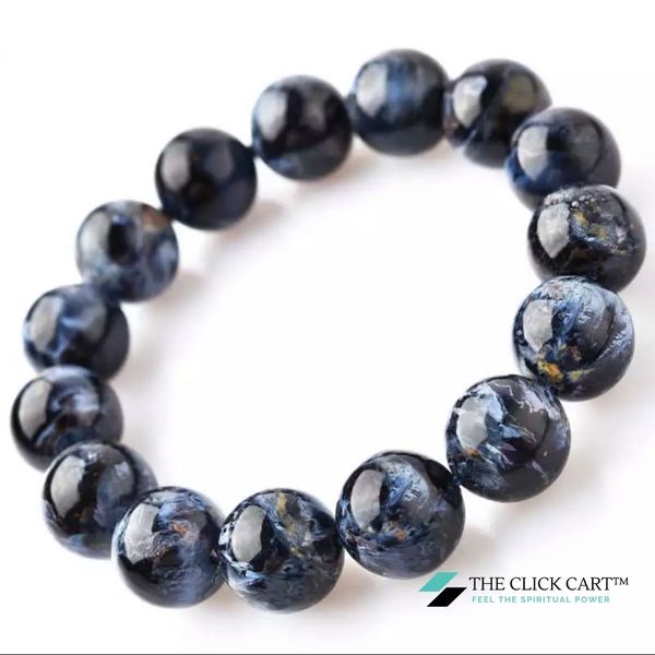 TCC™ Natural Blue Yellow Pietersite Chatoyant Bracelet